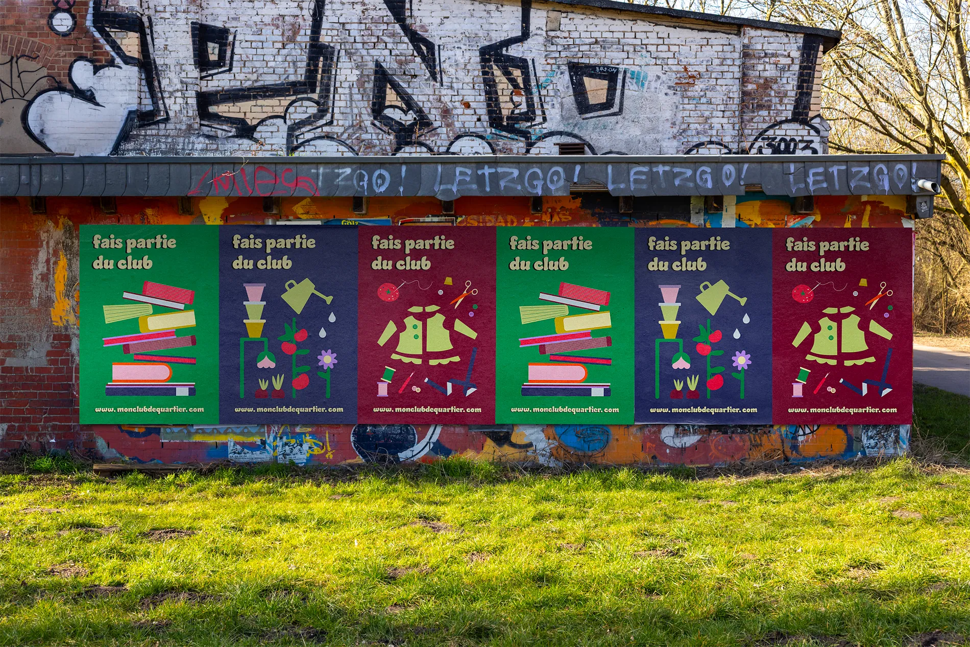 Campagne d’affichage des clubs de quartier