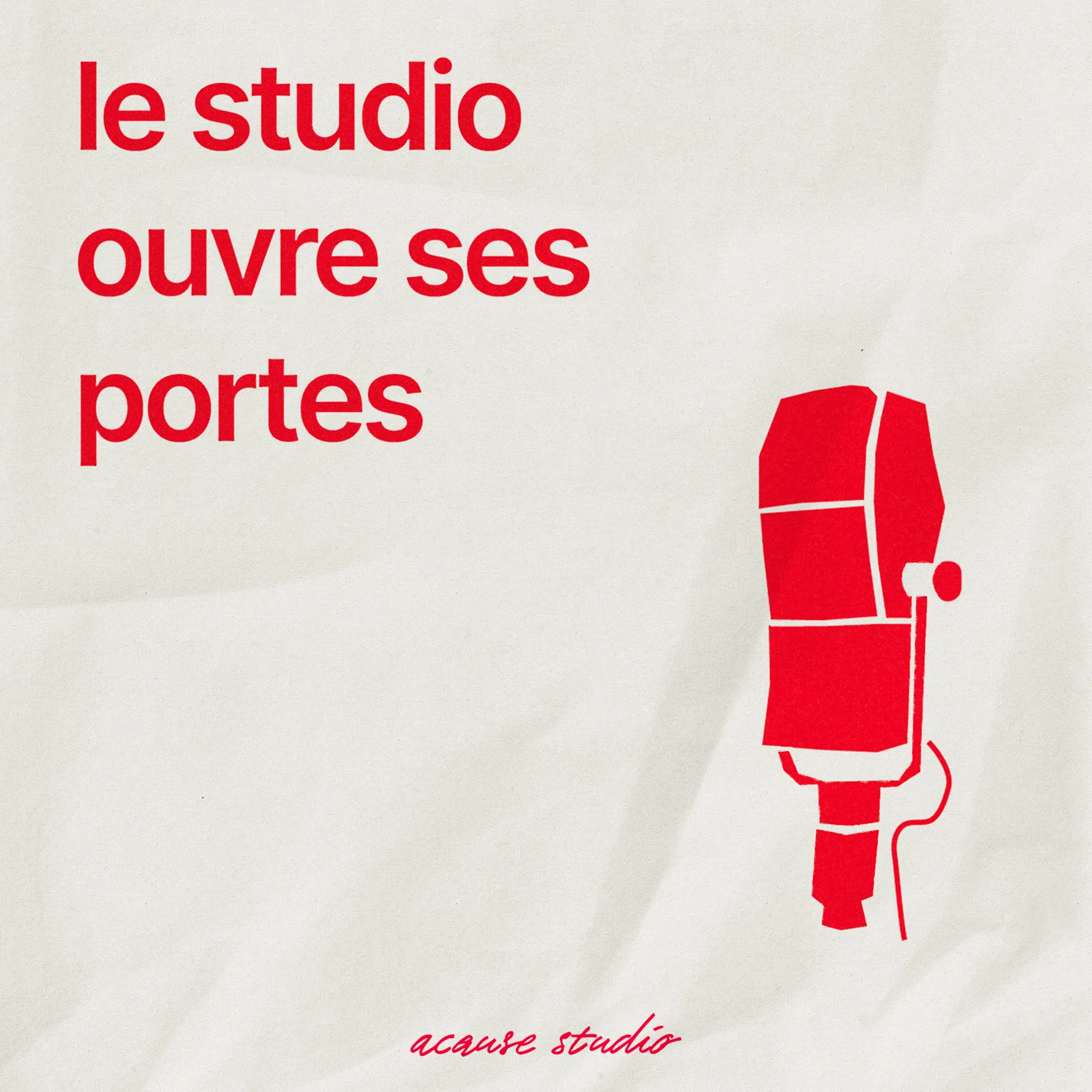 Le studio ouvre ses portes