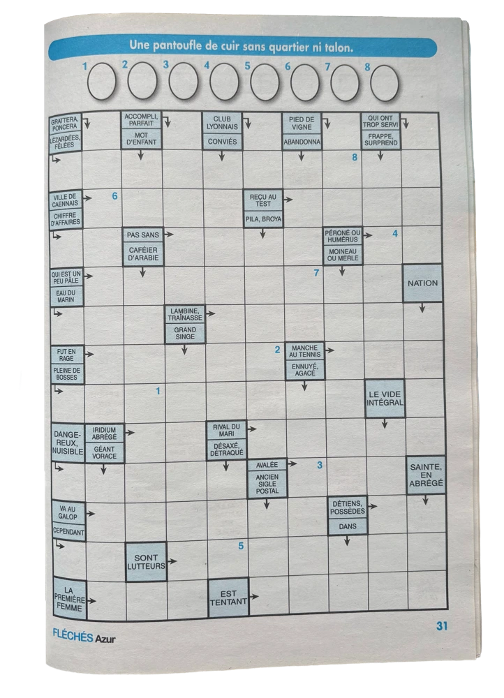 Mots fléchés 